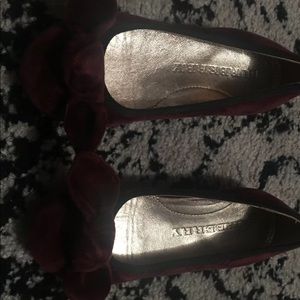 Burberry girls suede shoes